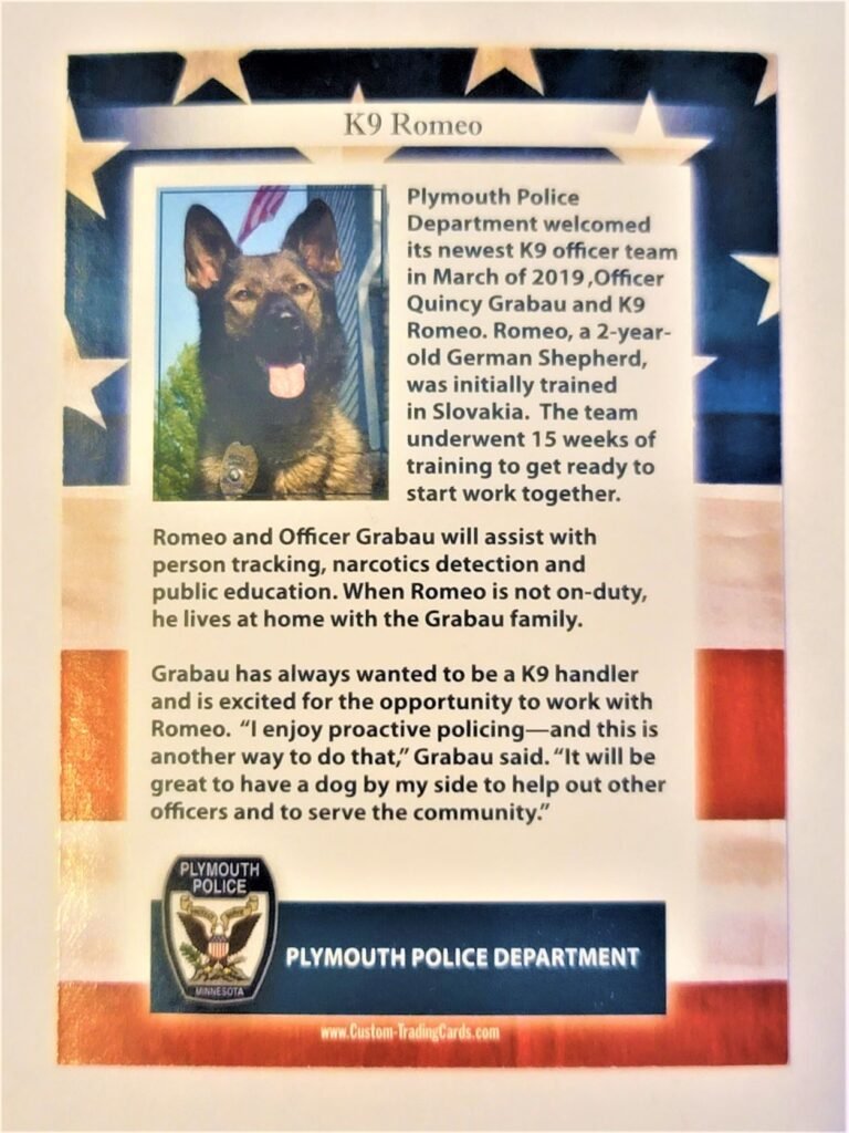 K 9 Officer Romeo Bio Resized